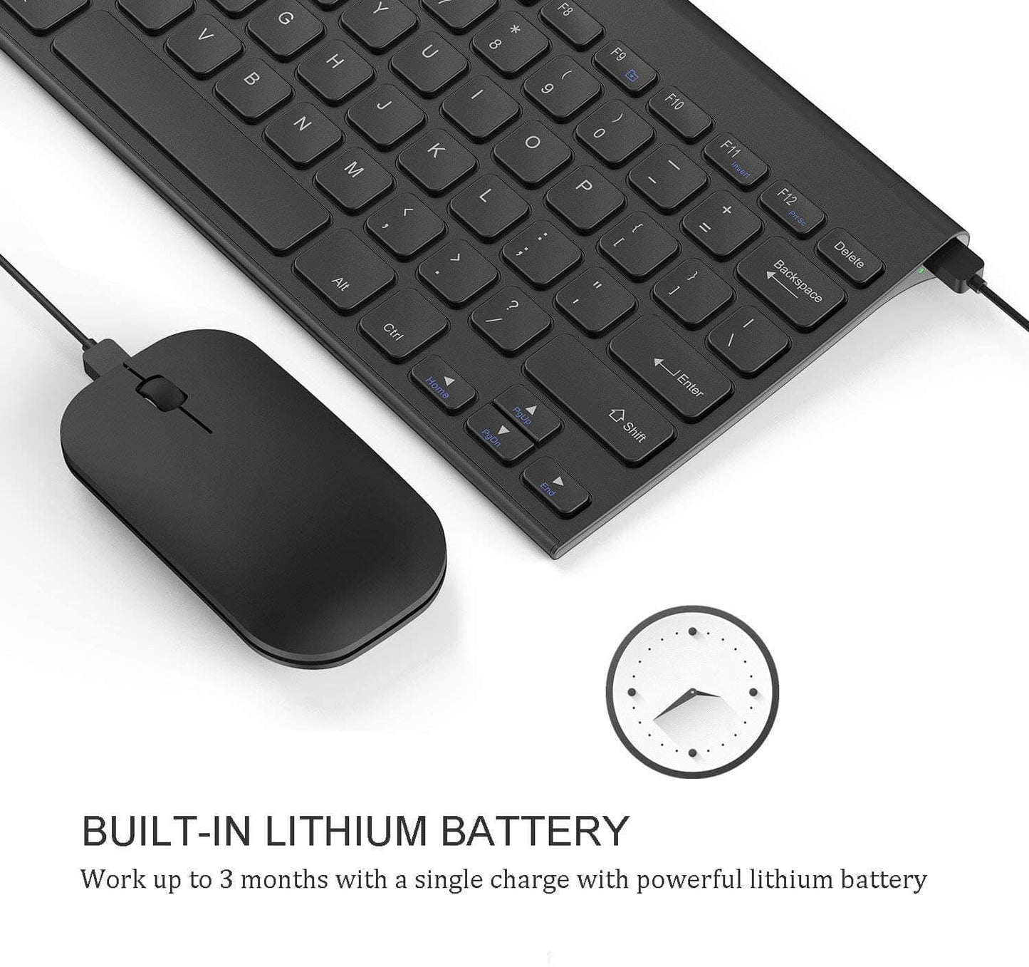 Kabellose Tastatur und Maus